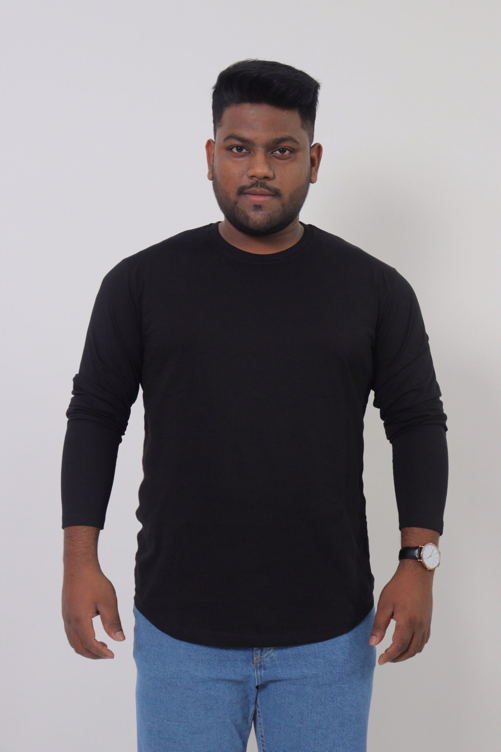 Black Full Sleeve T-Shirt – Brown Brothers